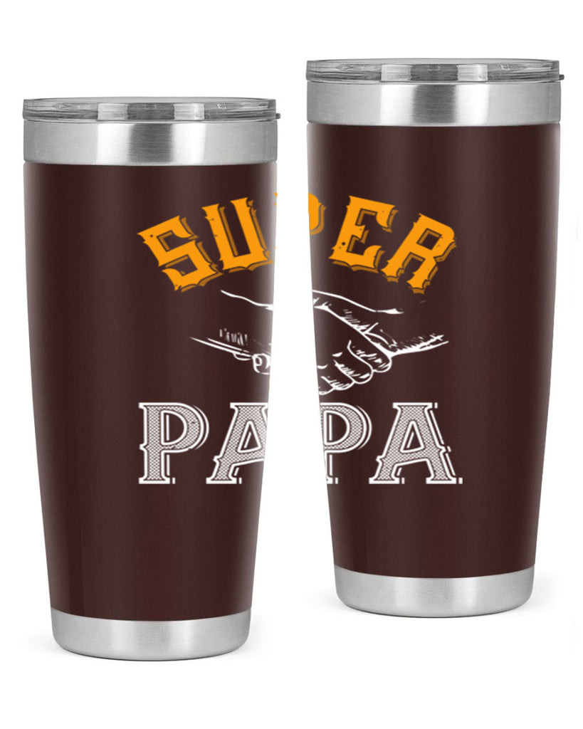 super papa 8#- grandpa - papa- Tumbler