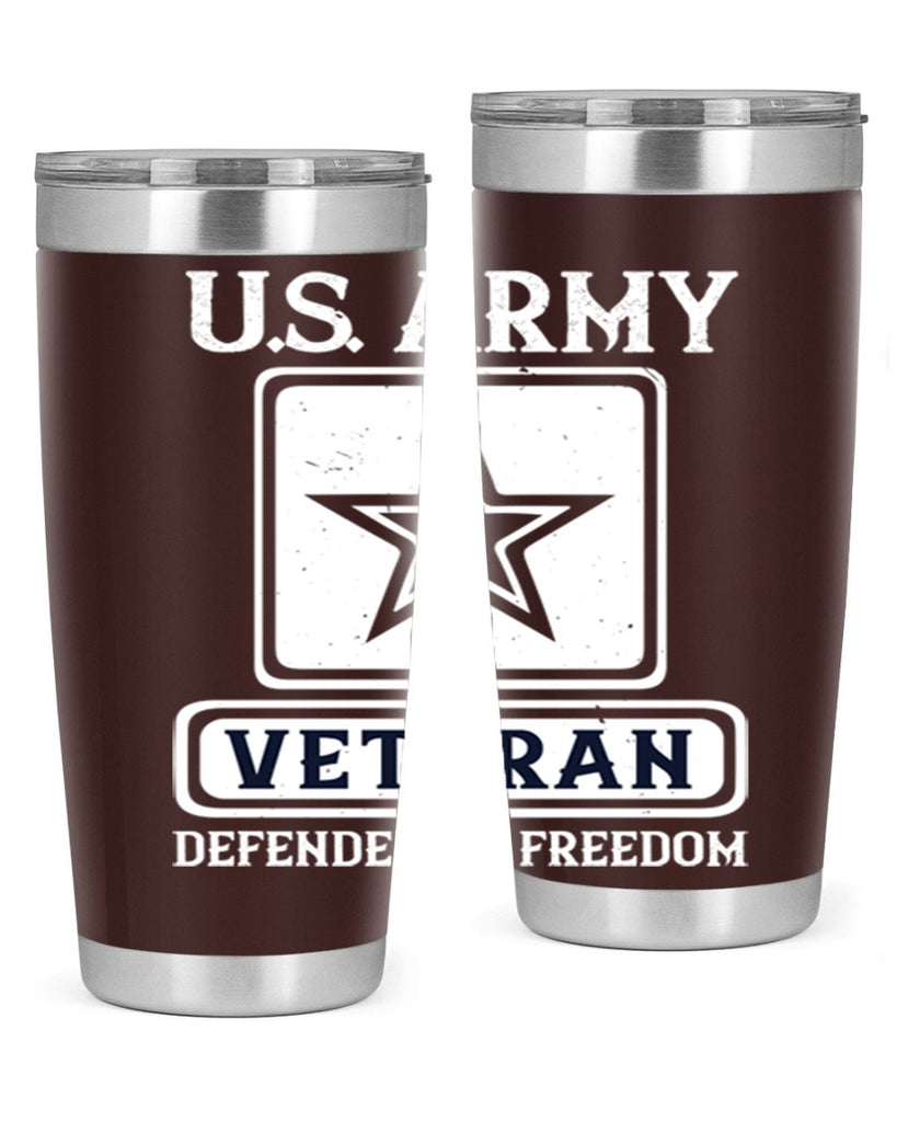 us army veteran defender of freedom 14#- Veterns Day- Tumbler