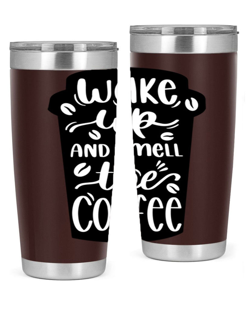 wake up and smell the coffee 8#- coffee- Tumbler
