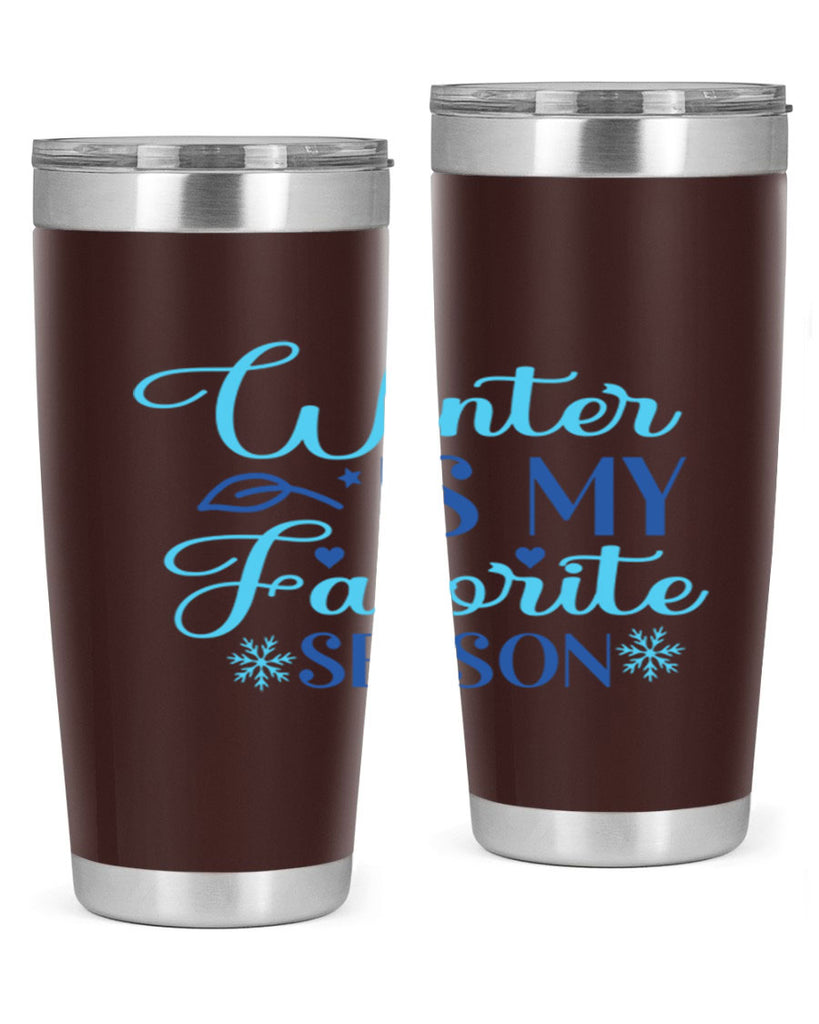 winter is my favorite season 511#- winter- Tumbler