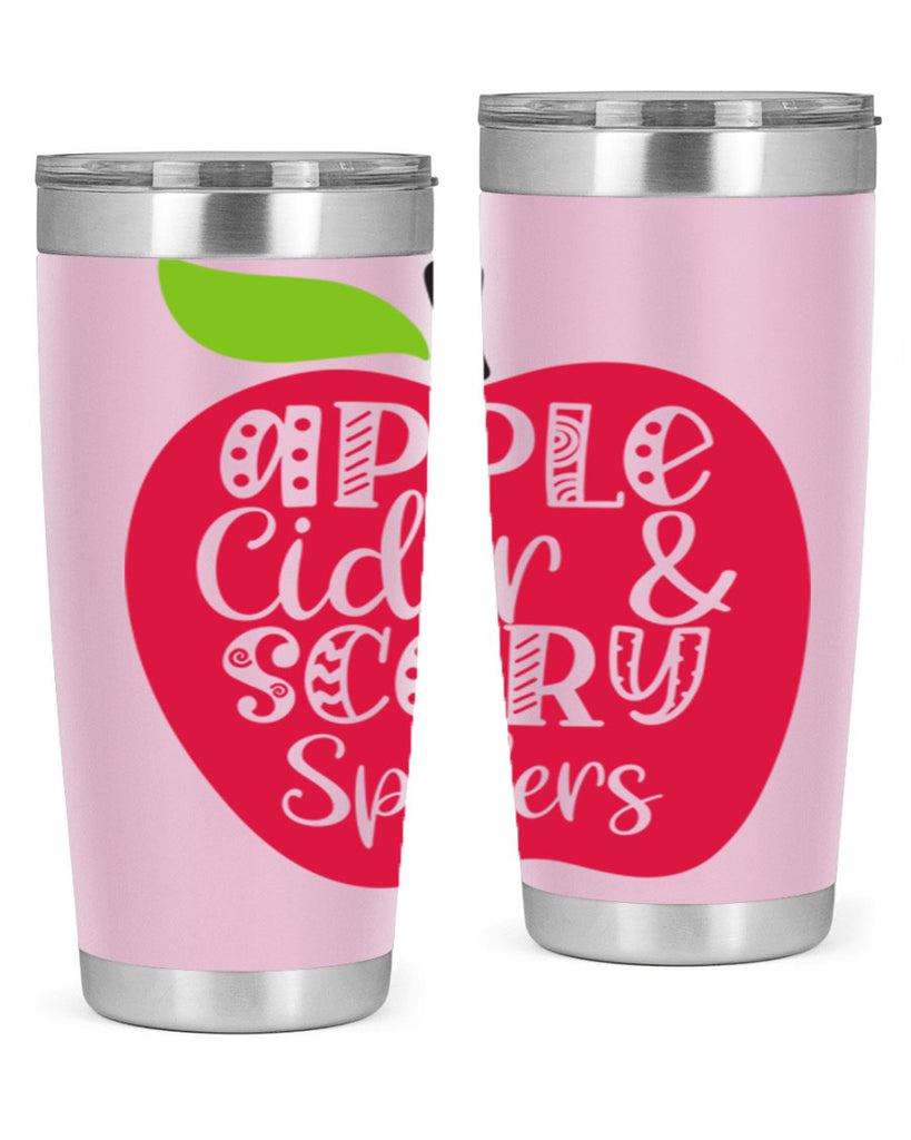 Apple Cider Scary Spiders 10#- fall- Tumbler