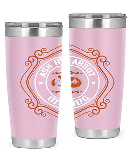 Ask Me About My Dog Style 130#- dog- Tumbler