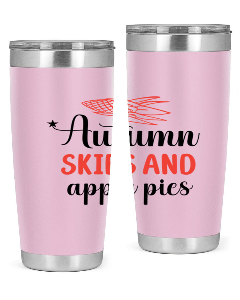 Autumn skies and apple pies 29#- fall- Tumbler