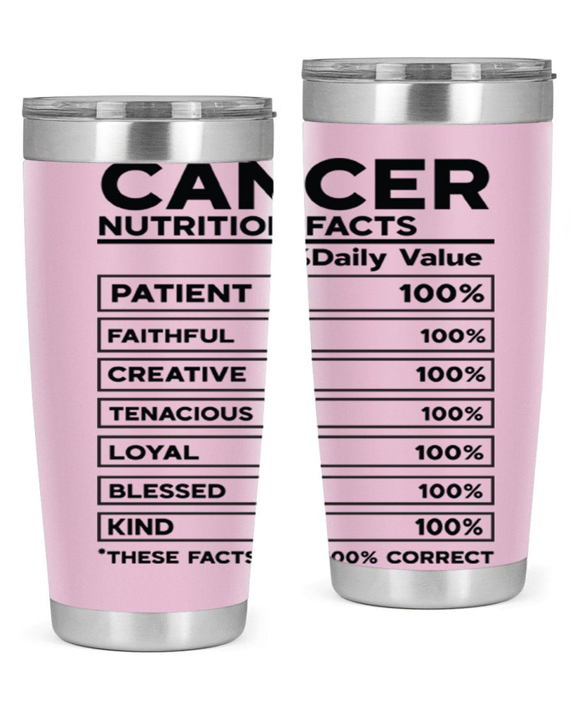Cancer Nutrition Facts 148#- zodiac- Tumbler