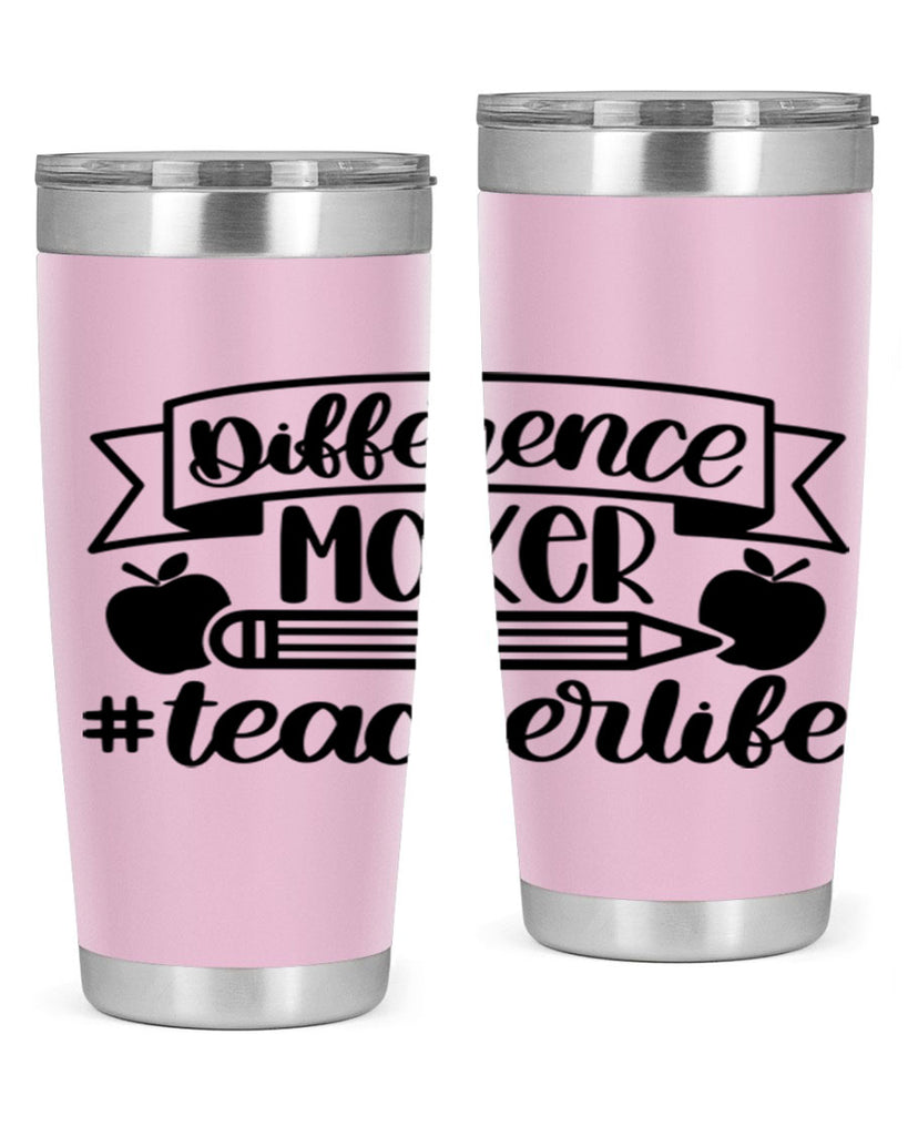 Difference Maker Teacher Life Style 78#- teacher- tumbler