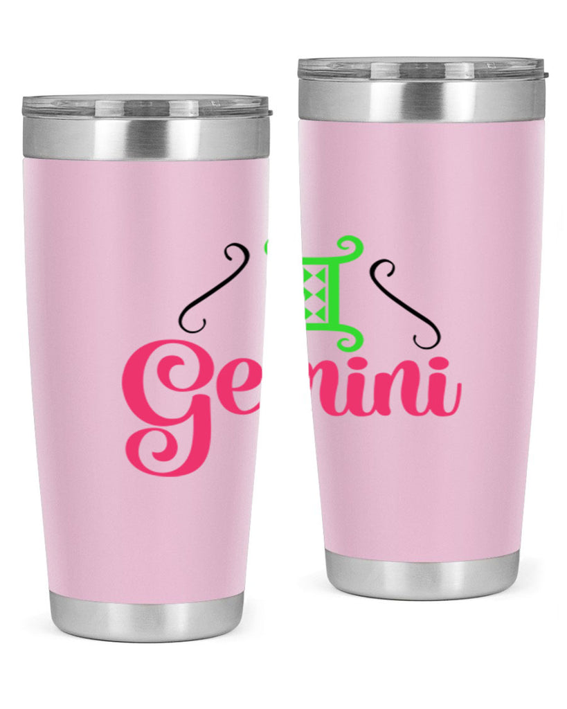 Gemini 224#- zodiac- Tumbler