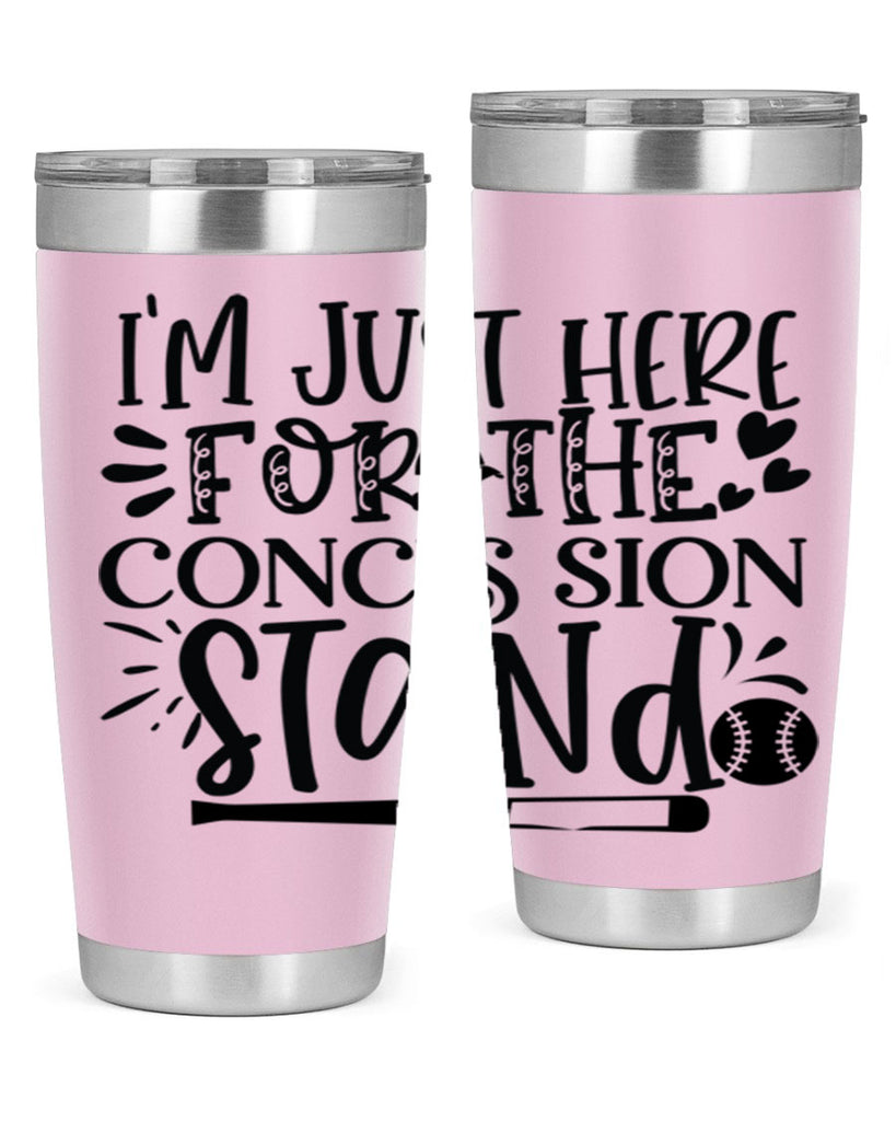 Im Just Here For the Conces sion stand 2072#- baseball- Tumbler