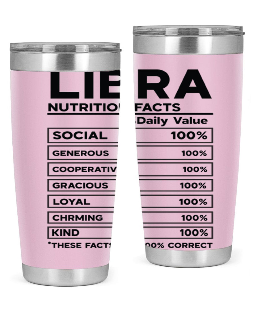 Libra Nutrition Facts 318#- zodiac- Tumbler