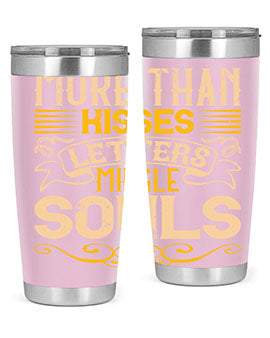More than kisses letters mingle souls Style 29#- dog- Tumbler