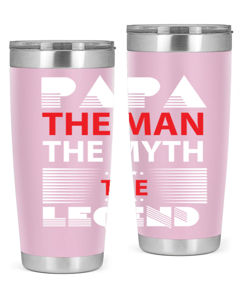 PAPA THE MAN 114#- grandpa - papa- Tumbler