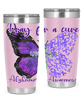 Pray For A Cure AlzheimerS Awareness 208#- alzheimers- Tumbler