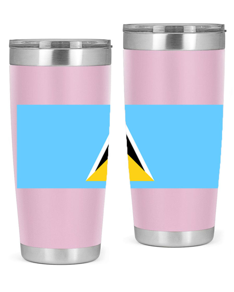 Saint Lucia 51#- world flags- Tumbler