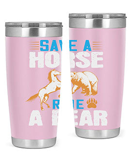 Save a horse, ride a bear 27#- Bears- Tumbler