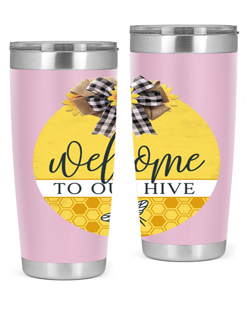 Welcome to our Hive complete yellow Mockup589#- spring- Tumbler