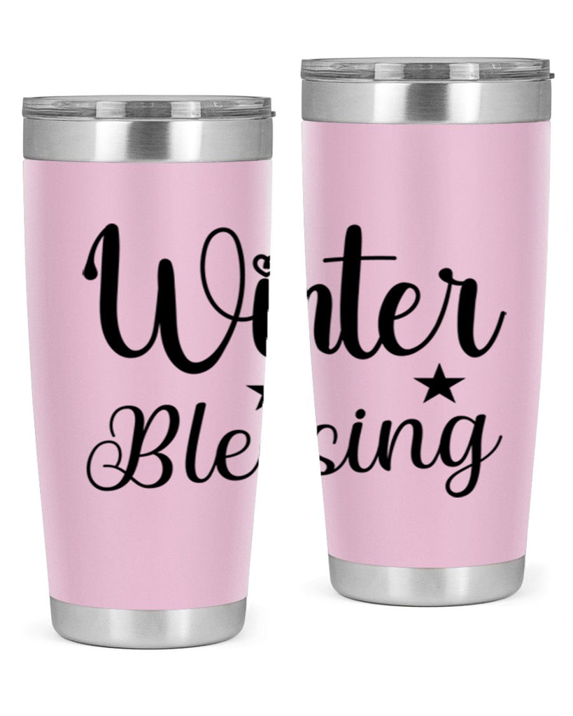 Winter Blessing 484#- winter- Tumbler