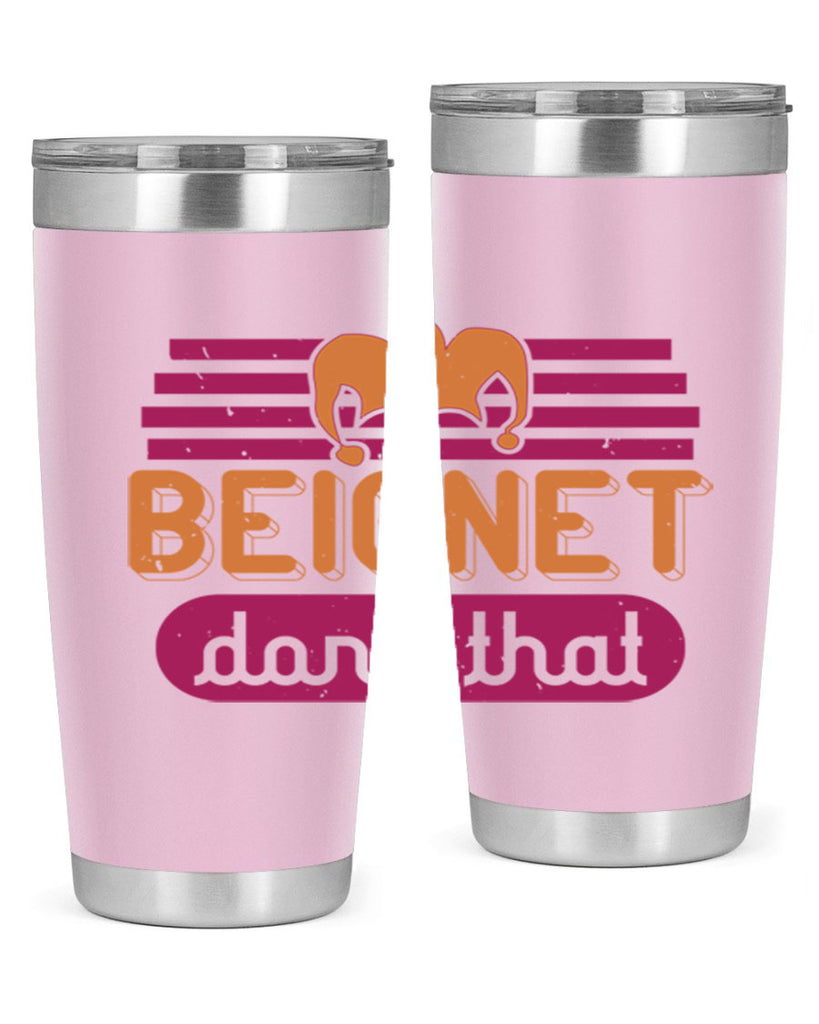 beignet done that 26#- mardi gras- Tumbler