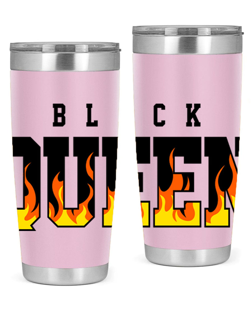 black queen flames 220#- black words phrases- Cotton Tank