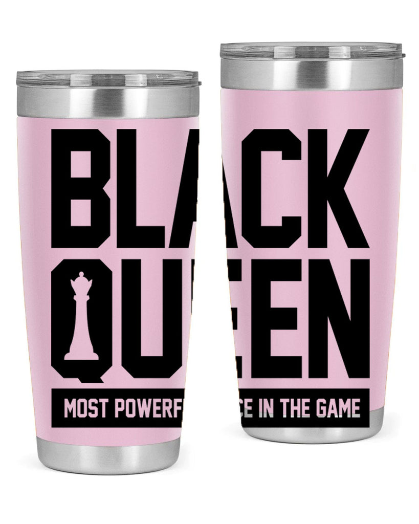 black queenchess 194#- black words phrases- Cotton Tank