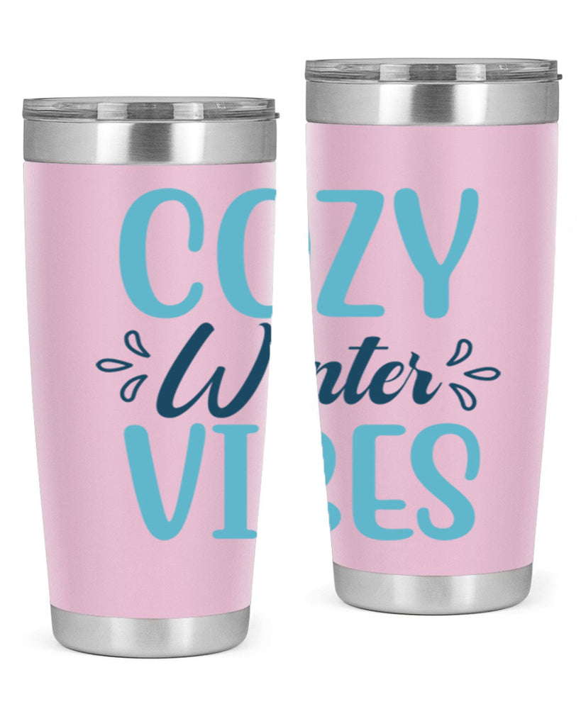 cozy winter vibes 65#- winter- Tumbler