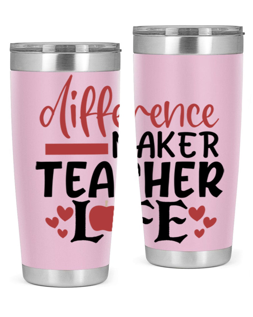 difference maker teacher life Style 184#- teacher- tumbler