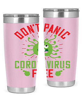 dont panic coronavirus free Style 43#- corona virus- Tumbler