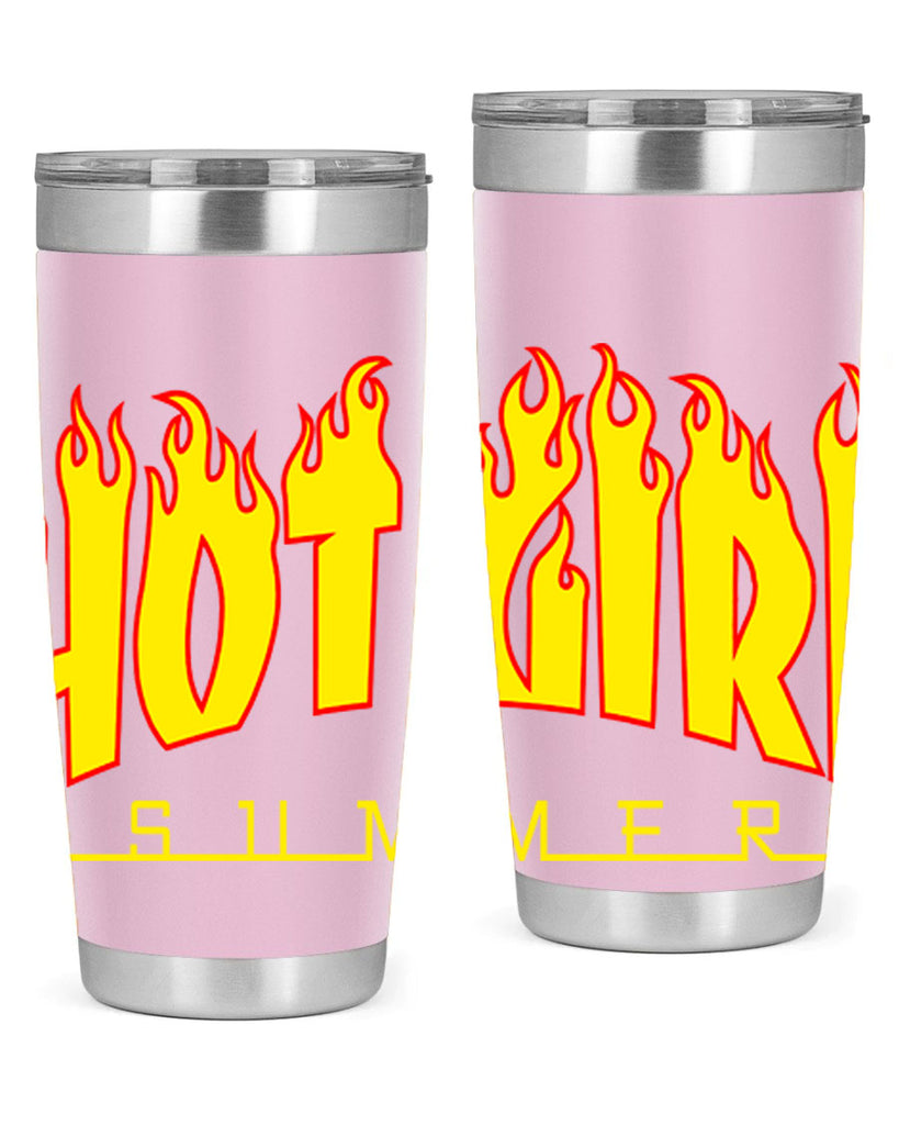 hot girl  summer fire 123#- black words phrases- Cotton Tank