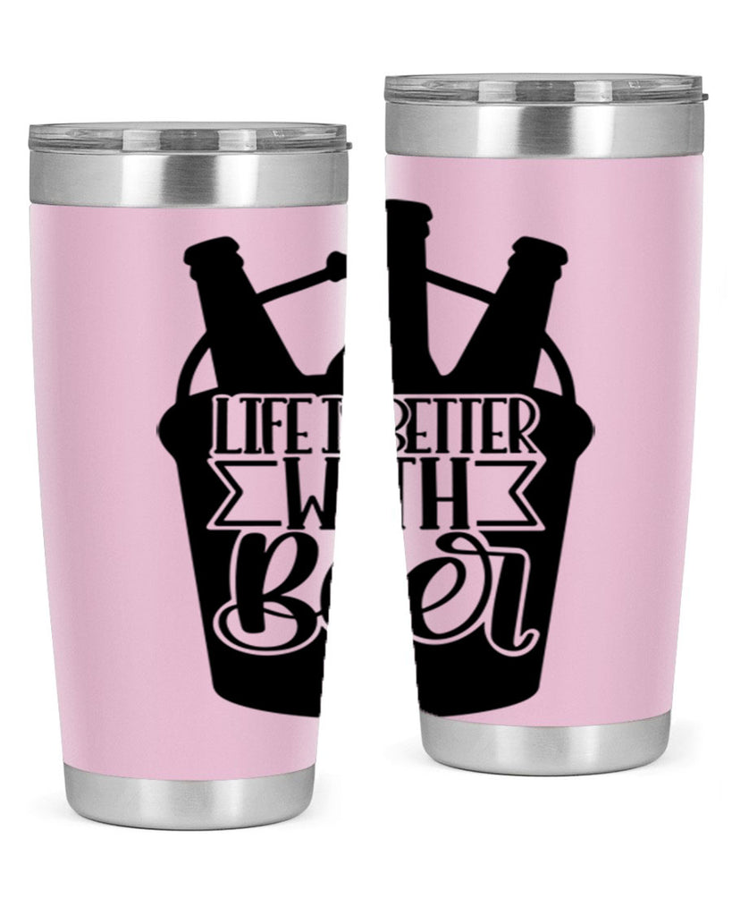 life is better with beer 27#- beer- Tumbler
