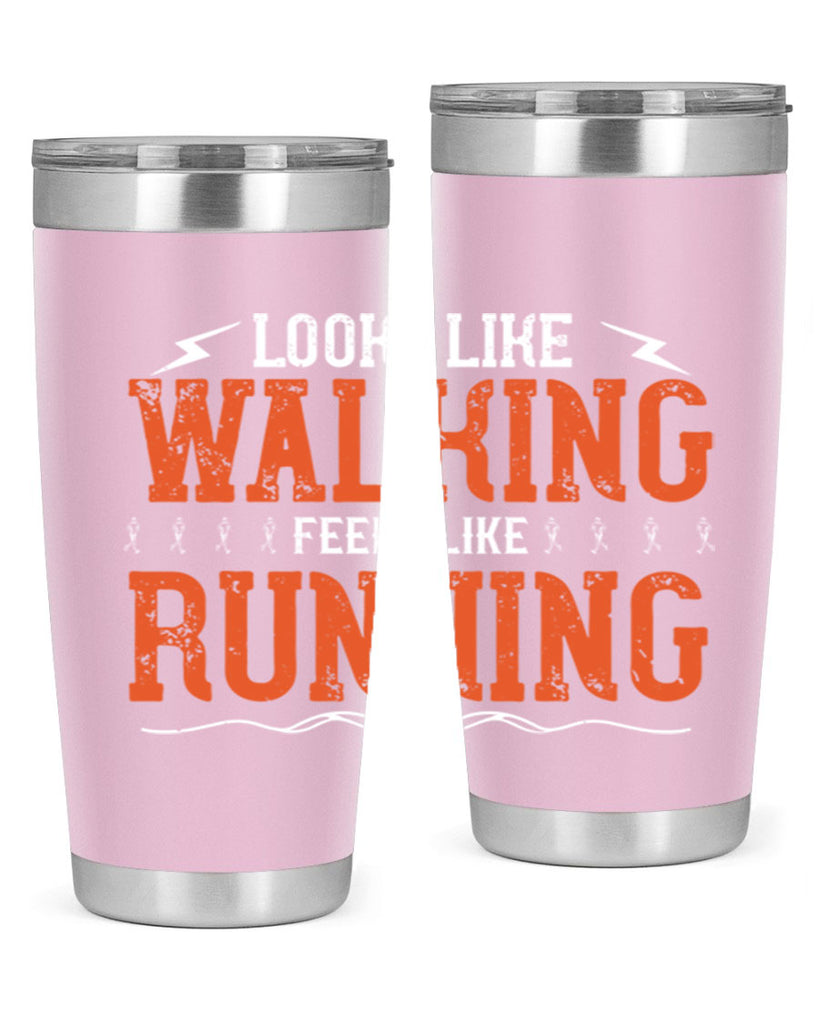 looks like walking feels like running 32#- running- Tumbler