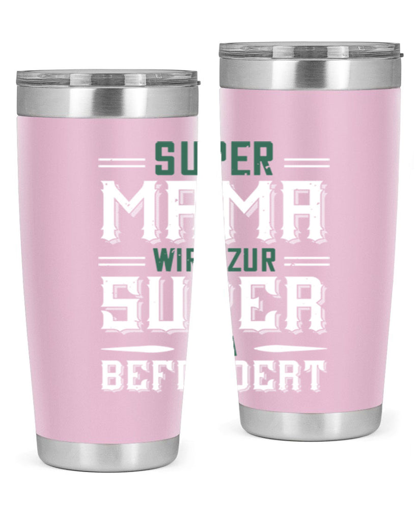 super mama wird zur 9#- grandpa - papa- Tumbler