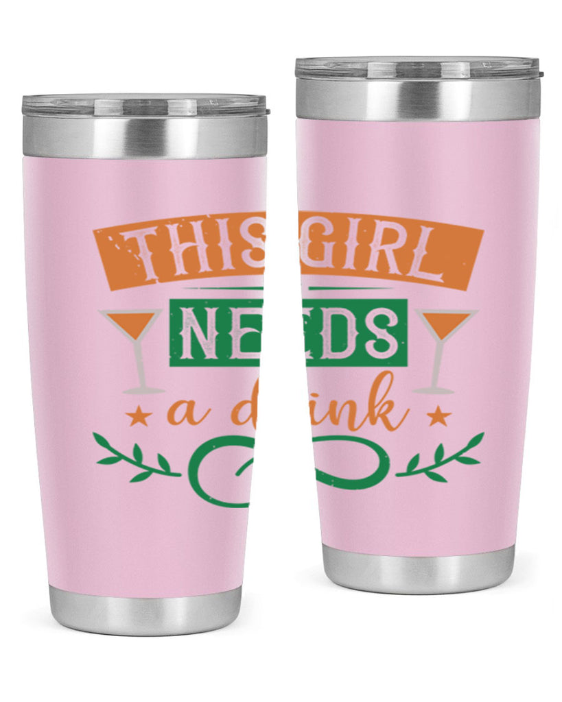 this girl needs a drink 1#- mardi gras- Tumbler