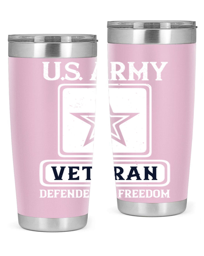 us army veteran defender of freedom 14#- Veterns Day- Tumbler