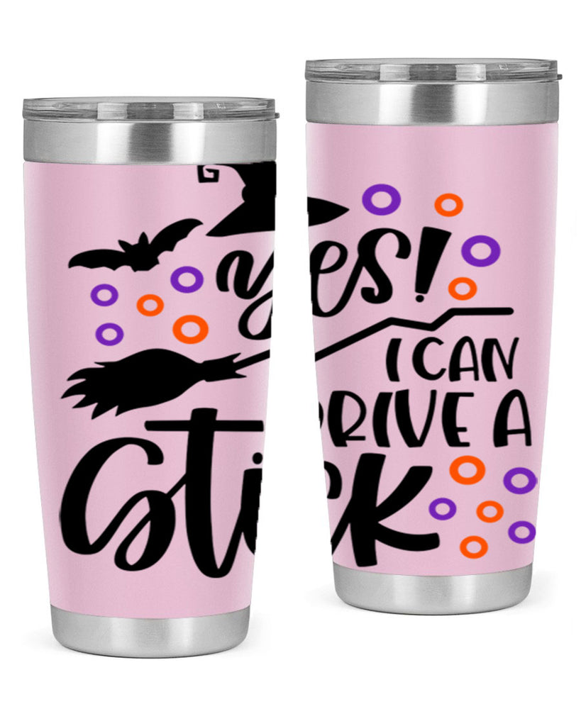 yes i can drive a stick 3#- halloween- Tumbler