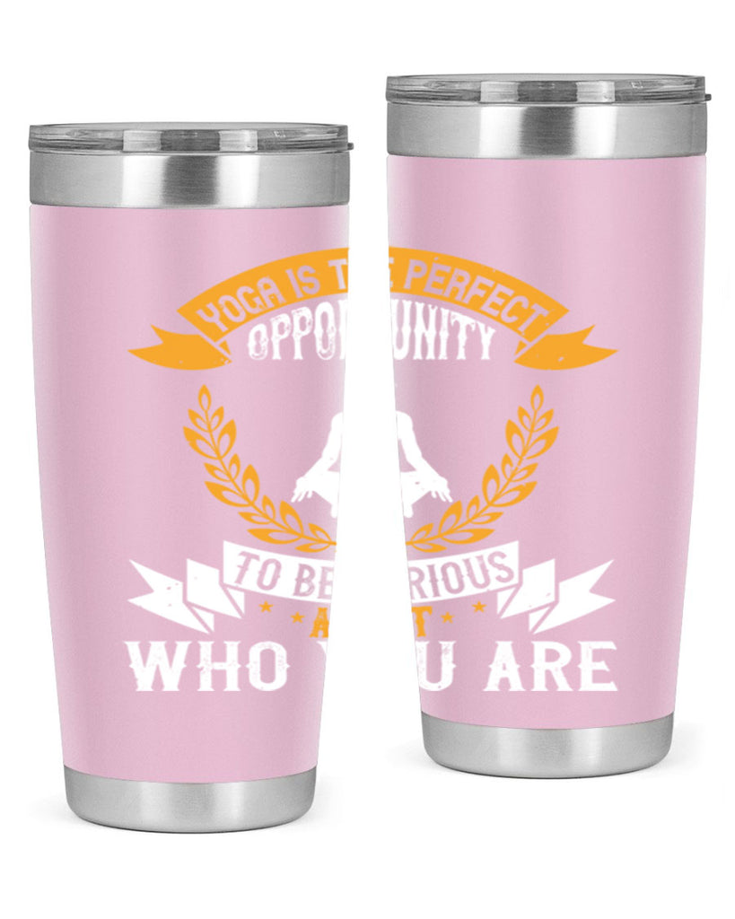 yoga is the perfect opportunity to be curious about who you are 18#- yoga- Tumbler
