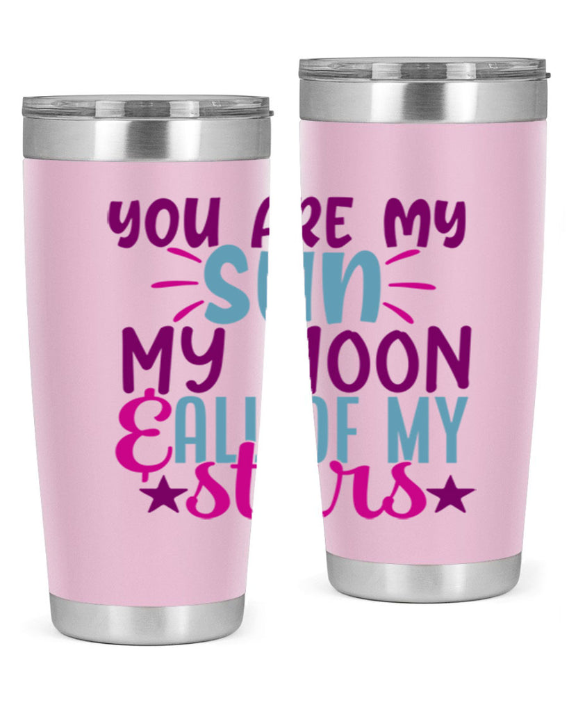 you are my sun my moon all of my stars 5#- family- Tumbler
