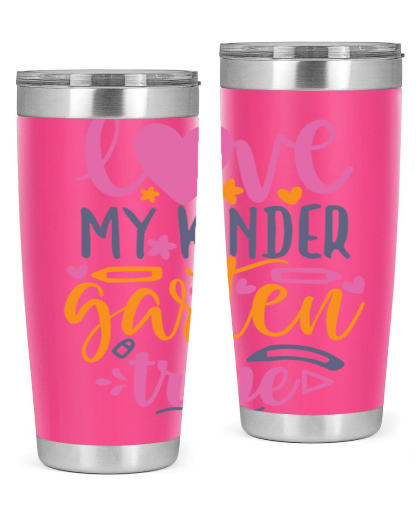 100 love my kinder garten tribe 36#- 100 days of school- Tumbler