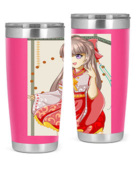 A beautiful and happy girl with kimono 104#- anime- Tumbler