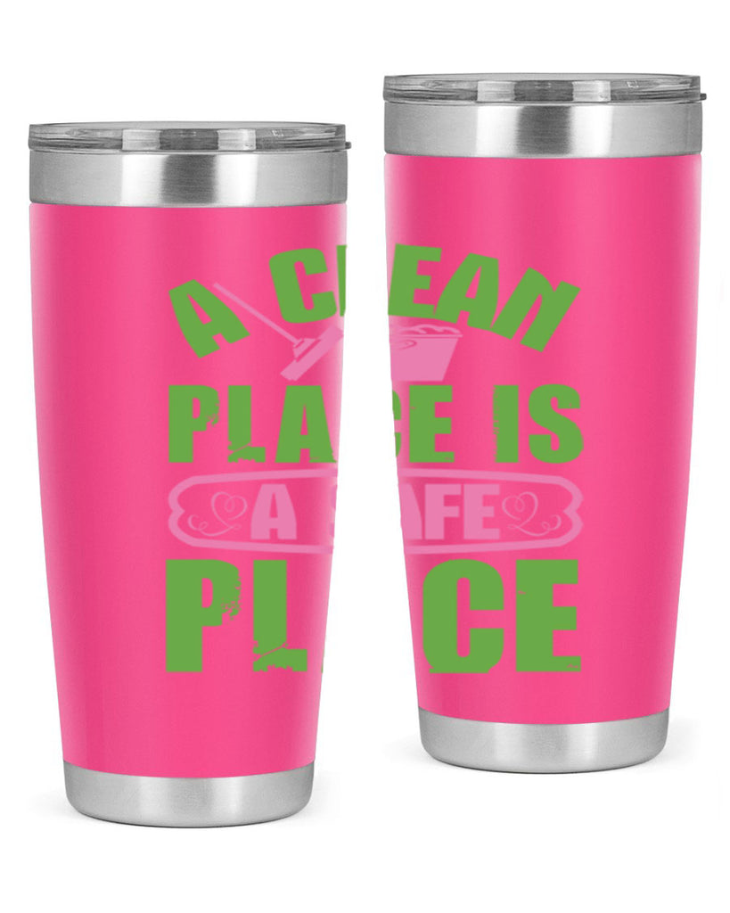 A clean place is a safe place Style 50#- cleaner- Cotton Tank