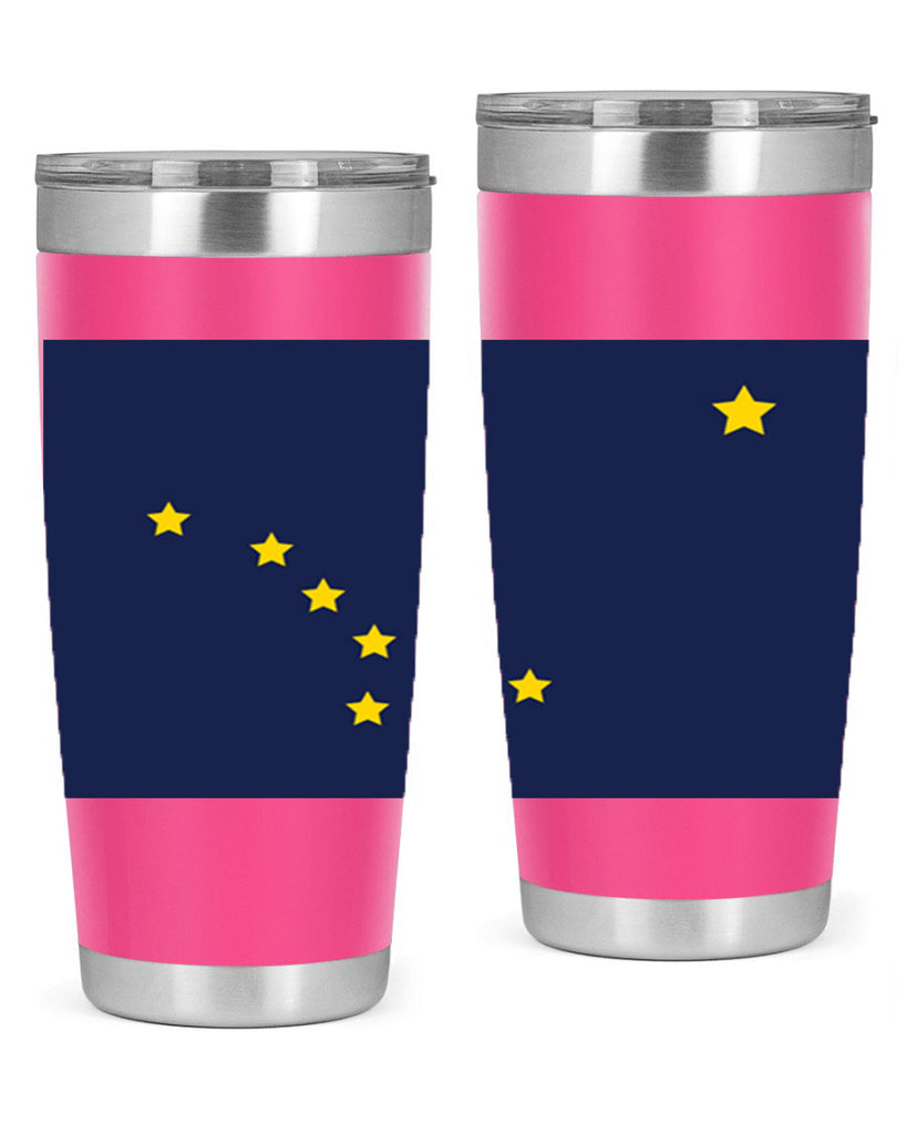 Alaska 50#- Us Flags- Tumbler