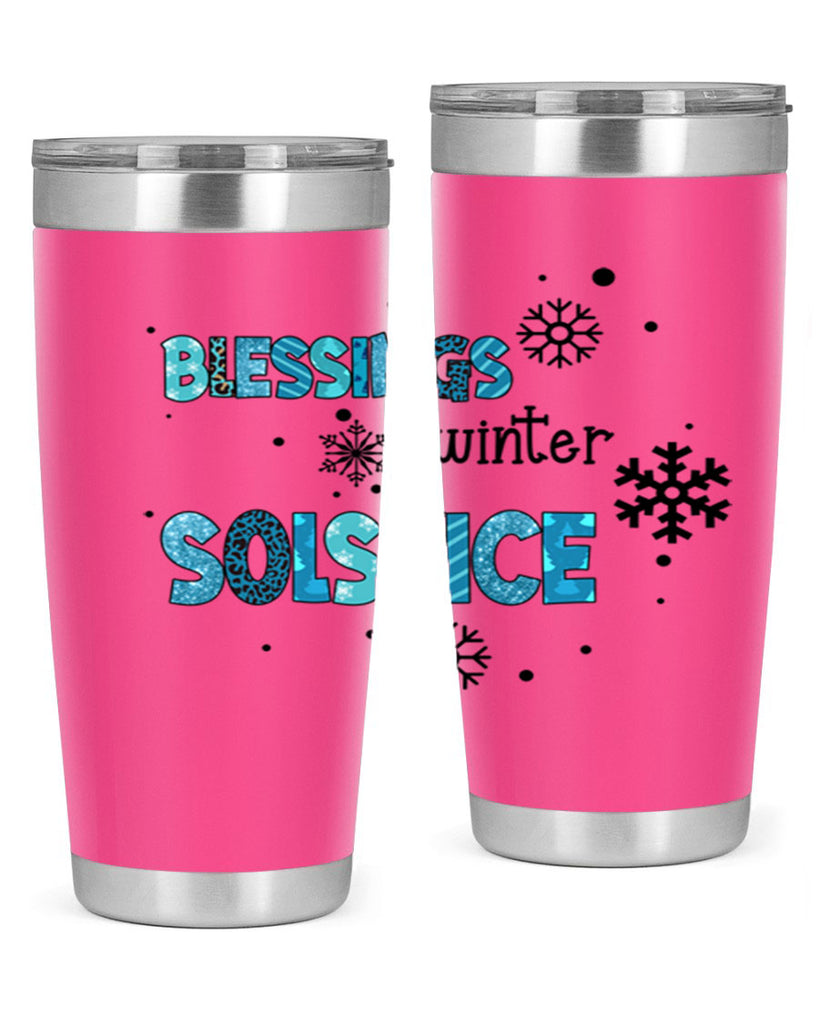Blessings winter solstice 25#- winter- Tumbler