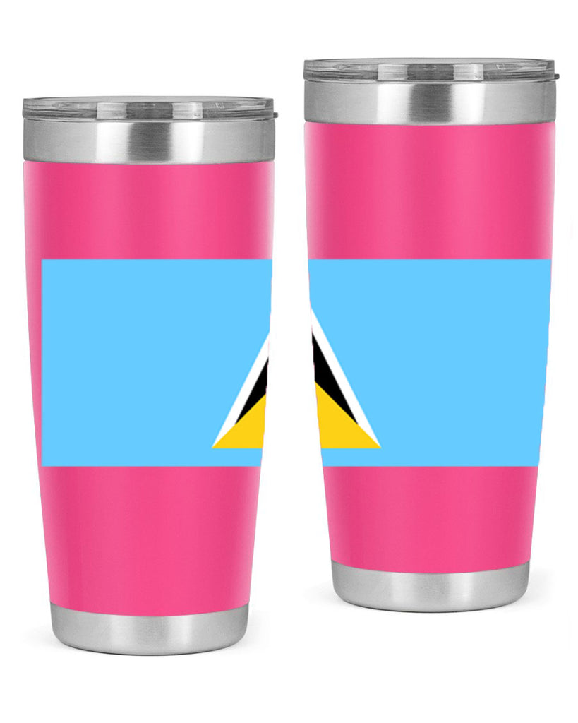 Saint Lucia 51#- world flags- Tumbler