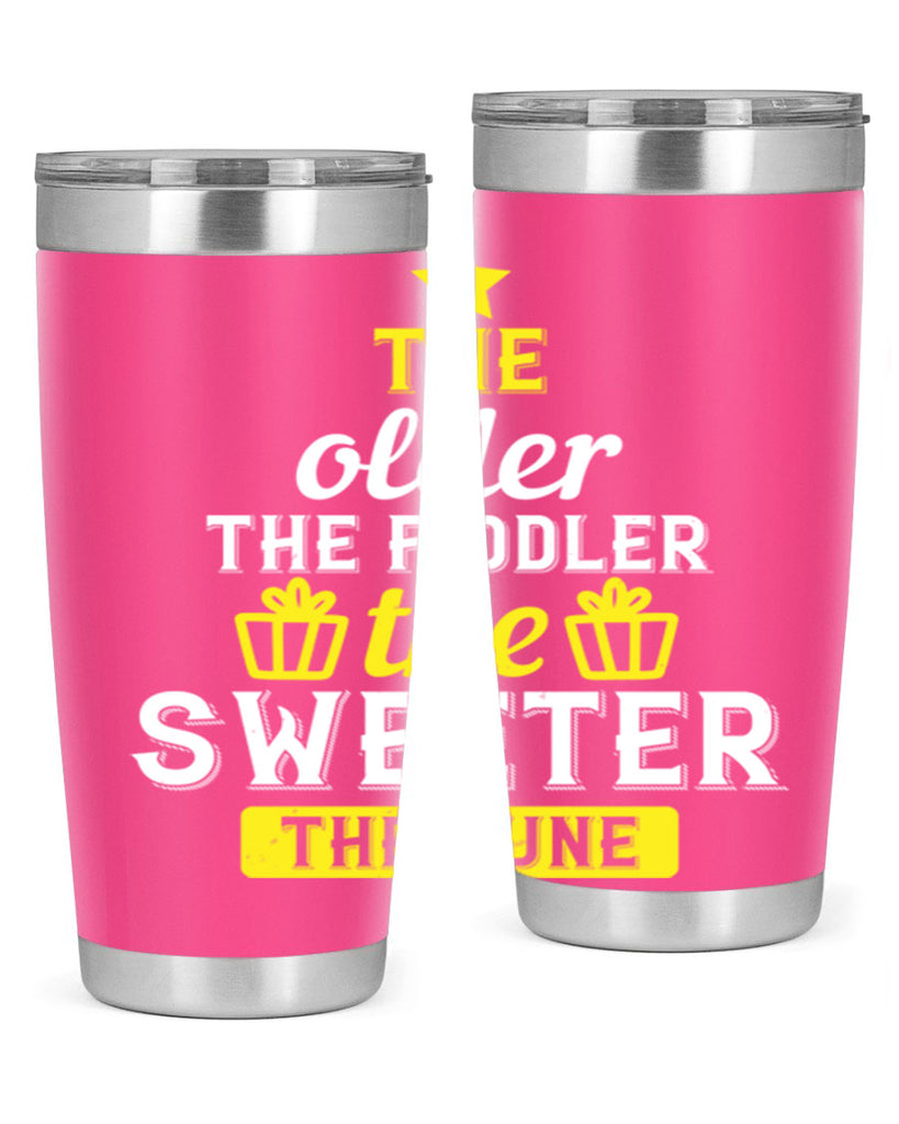 The older the fiddler the sweeter the tune Style 35#- birthday- tumbler