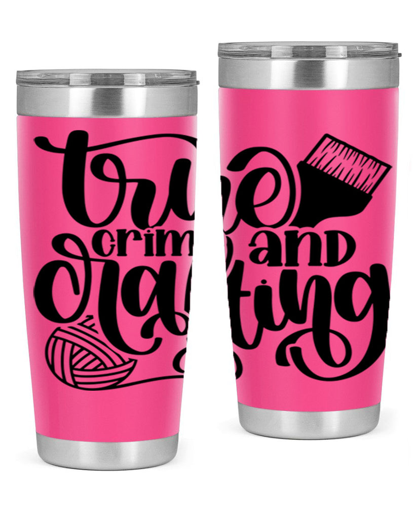 True Crime And Crafting 3#- crafting- Tumbler