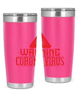 Warning corona virus one Style 18#- corona virus- Tumbler