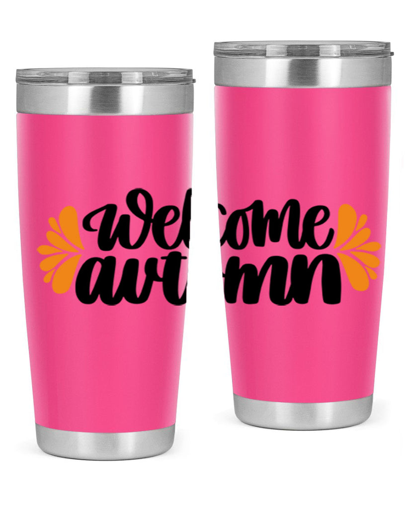 Welcome Autumn 513#- fall- Tumbler