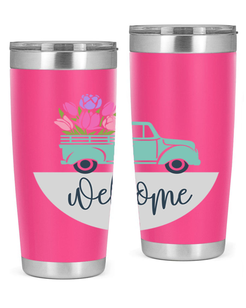 Welcome spring truck579#- spring- Tumbler