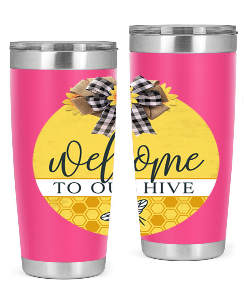 Welcome to our Hive complete yellow Mockup589#- spring- Tumbler
