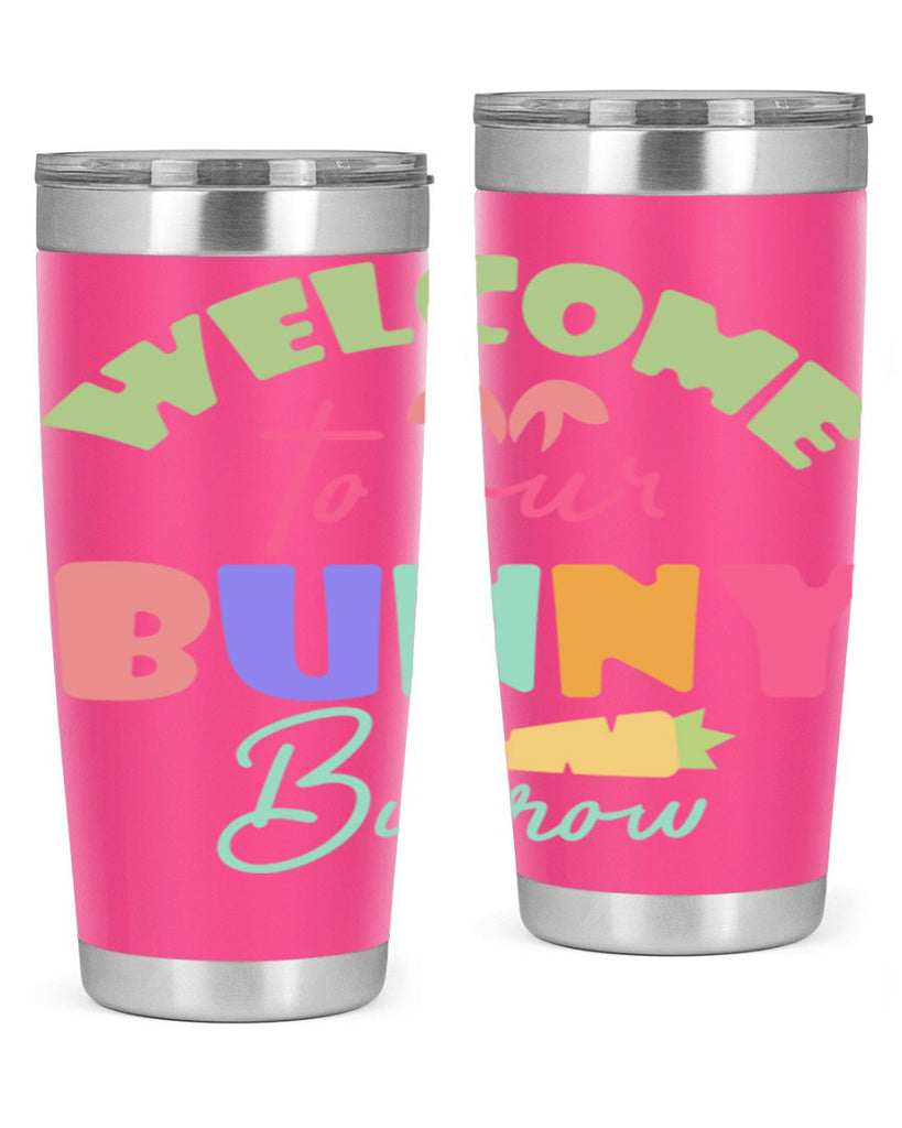Welcome to our bunny burrow588#- spring- Tumbler
