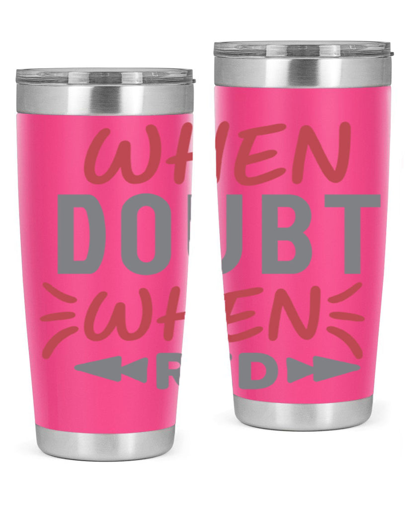 When Doubt Wear Red 154#- fashion- Cotton Tank