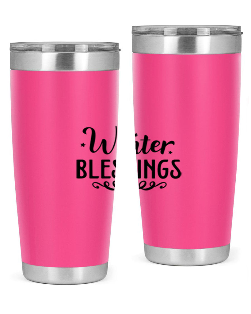 Winter Blessings 490#- winter- Tumbler