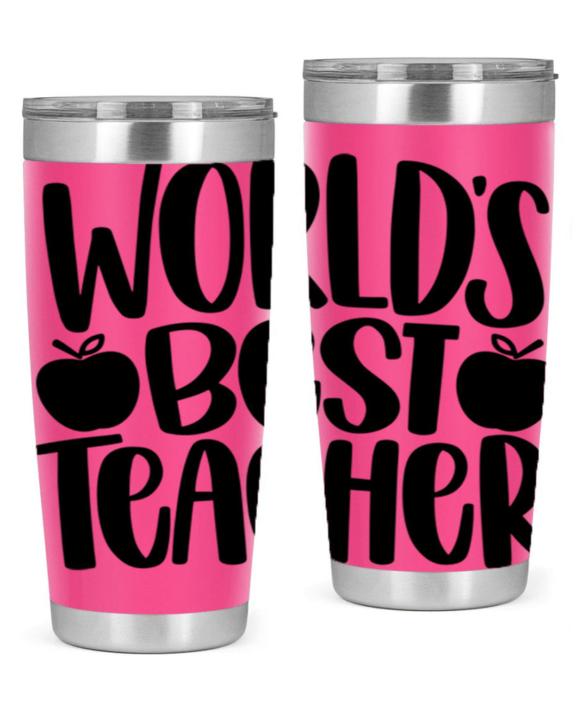 Worlds Best Teacher Style 28#- teacher- tumbler